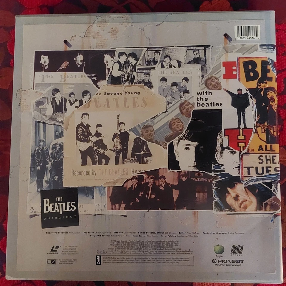 The Beatles Anthology • Laserdisc's • 8 Disc Box Set • Neuwertiger Zustand - Bild 2 von 4