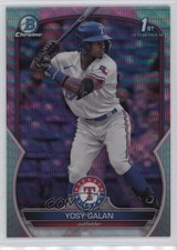 2023 Bowman Chrome Prospects Aqua & Pink Vapor Refractor 78/125 Yosy Galan 1u6