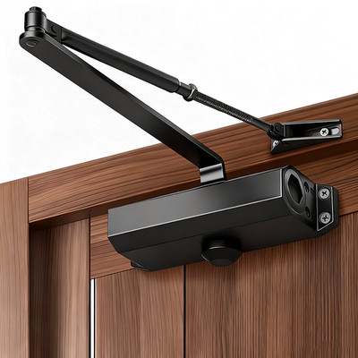 Automatic Door Closer Adjustable Closing Speed Spring Hydraulic 99-143lb 