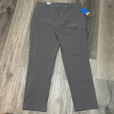 Columbia Active Fit Omni Shade Women  s XXL City Grey Pants Fleece LineUPF 50 NWT