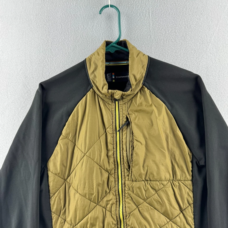 Chaqueta Smartwool Para Hombre Mediana Smartloft 120 Aislada Lana Merino Cremallera Completa Senderismo Foto 2 de 4