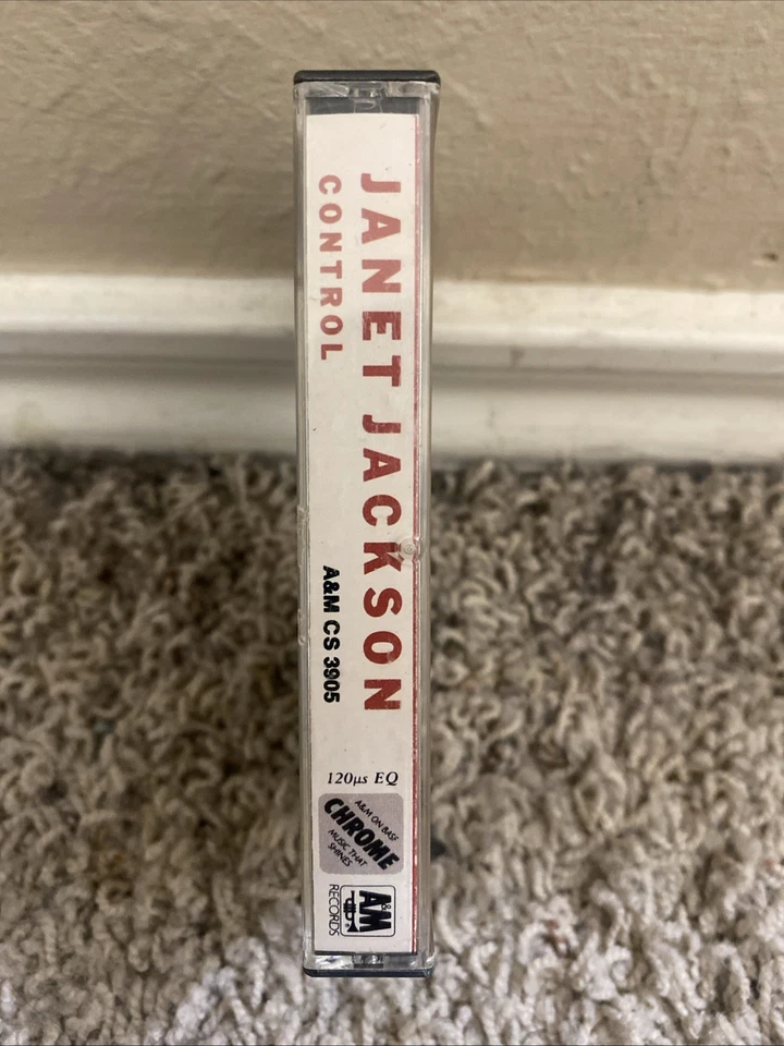 JANET JACKSON CONTROL CASSETTE TAPE A&M RECORDS CS 5106 1986 SYNTH-POP VG+ - Image 3 of 4