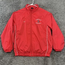 Vintage Team Nike Red XL Windbreaker Full Zip Embroidered