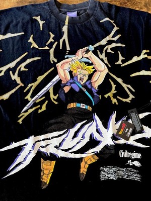 CIVIL REGIME X DRAGON BALL Z TRUNKS T-SHIRT BLACK MEN'S | eBay