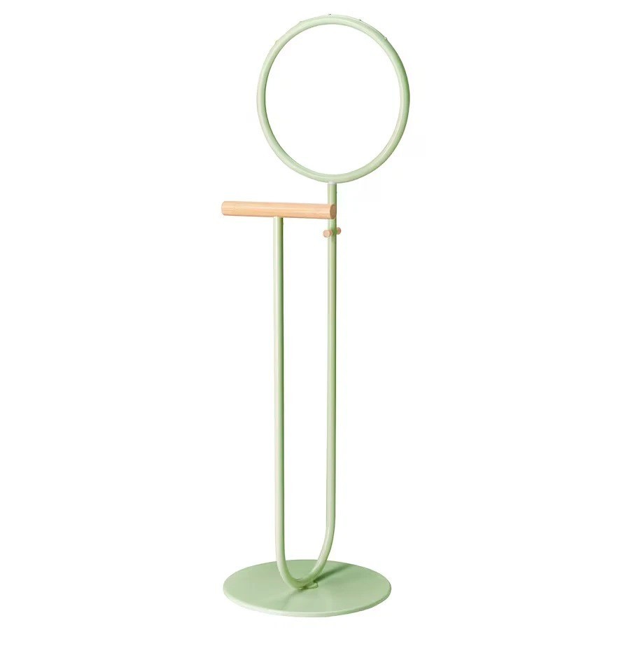 Ikea Dajlien Valet Stand Light Green Workout Towel Rack Rail | eBay UK