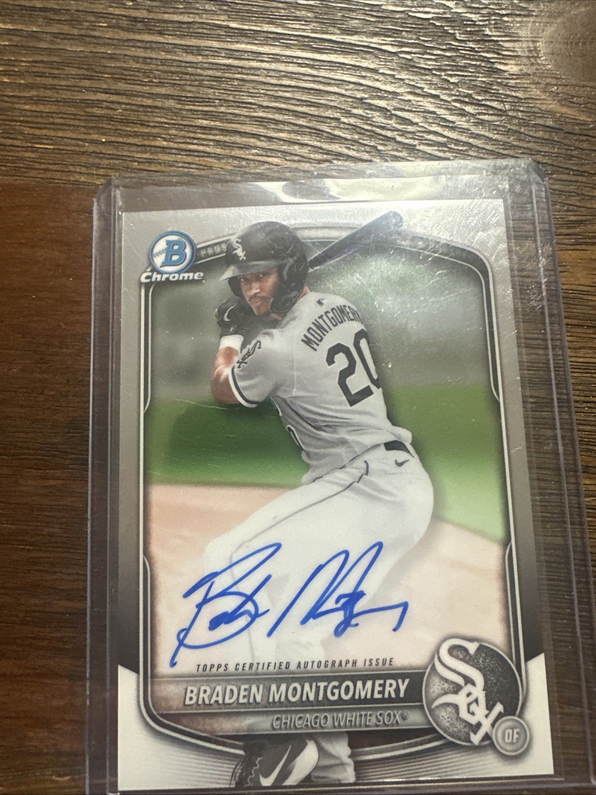 2025 Bowman - Chrome Prospect Autographs Braden Montgomery #CPA-BM (AU, RC)