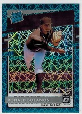 RONALD BOLANOS 2020 Donruss Optic Rated Rookie #84 TEAL VELOCITY - SERIAL #25/35