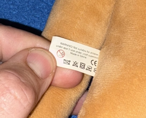 Doppelsirenenkopf Stofftier Plüschtier beige und braun Monster - Bild 8 von 10
