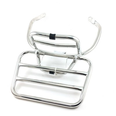 TOPCASETRÄGER klappbar HINTEN in CHROME für VESPA PRIMAVERA SPRINT 50 125 150