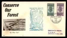 Mayfairstamps Philippines 1950 Conservation des forêts couverture premier jour dda_14907