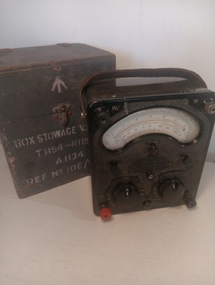 UNIVERSAL AVOMETER MODELL 8 Mk IV 70er JAHRE ELEKTRISCHES PRÜFMESSGERÄT MIT ᗑ ETUI