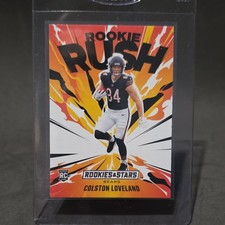 Panini 2025 Rookies & Stars Rookie Rush Colston Loveland Bears #4 Insert Rookie