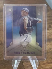 SHUN YAMAGUCHI 2020 PANINI CHRONICLES TITANIUM RC PURPLE FOIL /99 BLUE JAYS