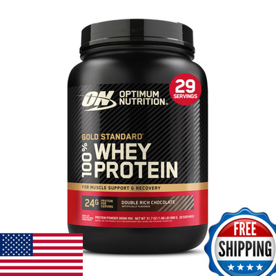Optimum Nutrition Gold Standard 100 Whey Protein Powder Double Rich Chocolate