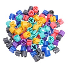 Clothes Hanger Markers Blank Tags Gray 6 Multicolor, 150pcs