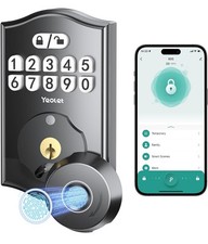 Fingerprint Door Lock Keyless Entry Door Lock Deadbolt App Control Smart W Code