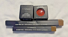 Lot of 4pc MAC Makeup Products Brow Liner, Pencil Gel Cr me, Eye Shadow NEW