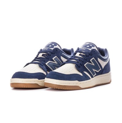 Men's New Balance 480 Sneakers Navy Linen Vintage Indigo BB480LPC