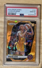 2024 Panini Prizm WNBA - Cameron Brink #127 Orange Ice Prizm (RC)