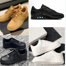 Nike Air Force 1 '07 Men's Shoes Classic Low Triple Sneakers Black/ White/ Brown