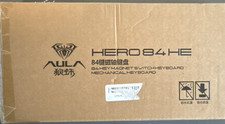 AULA HERO 84 HE Mechanical Magnetic Keyboard Wired USB-C RGB White Purple QWERTY