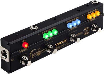 Multi Effektpedal Gitarre DI Box Akustikgitarre Preamp Chorus Delay Reverb