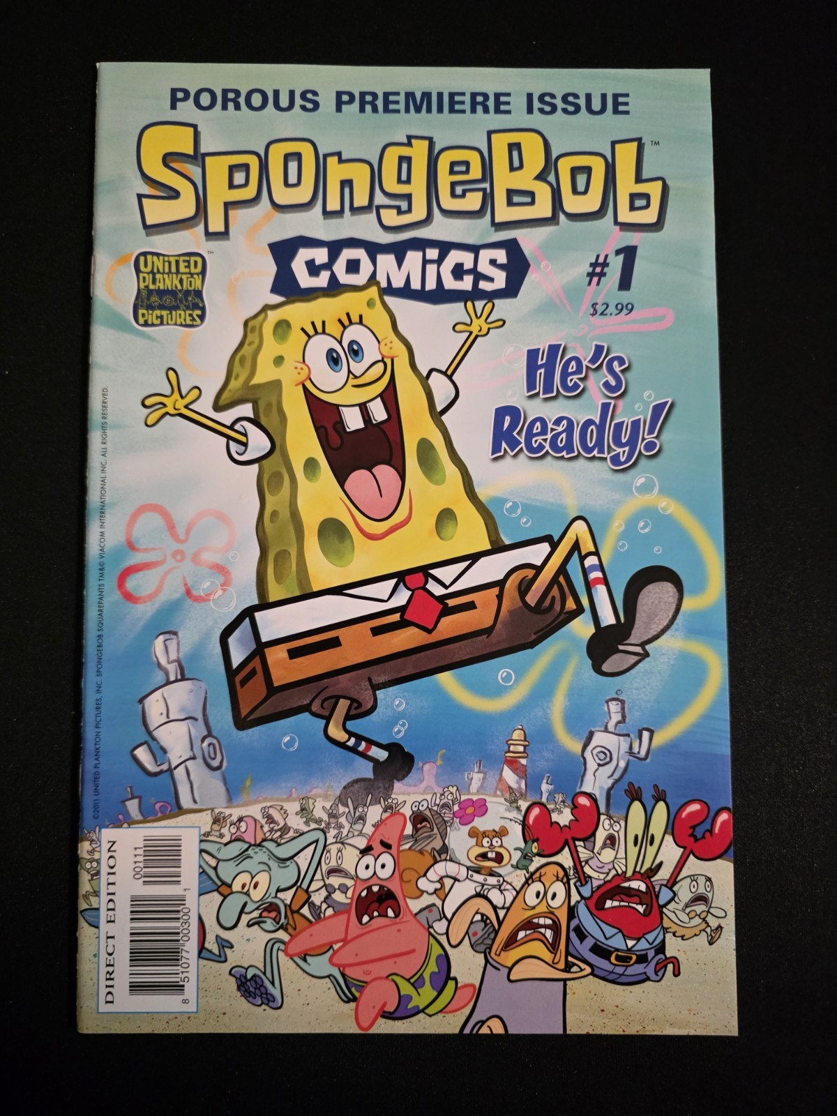 Spongebob Comics #1 2011 United Plankton Pictures 1st Print
