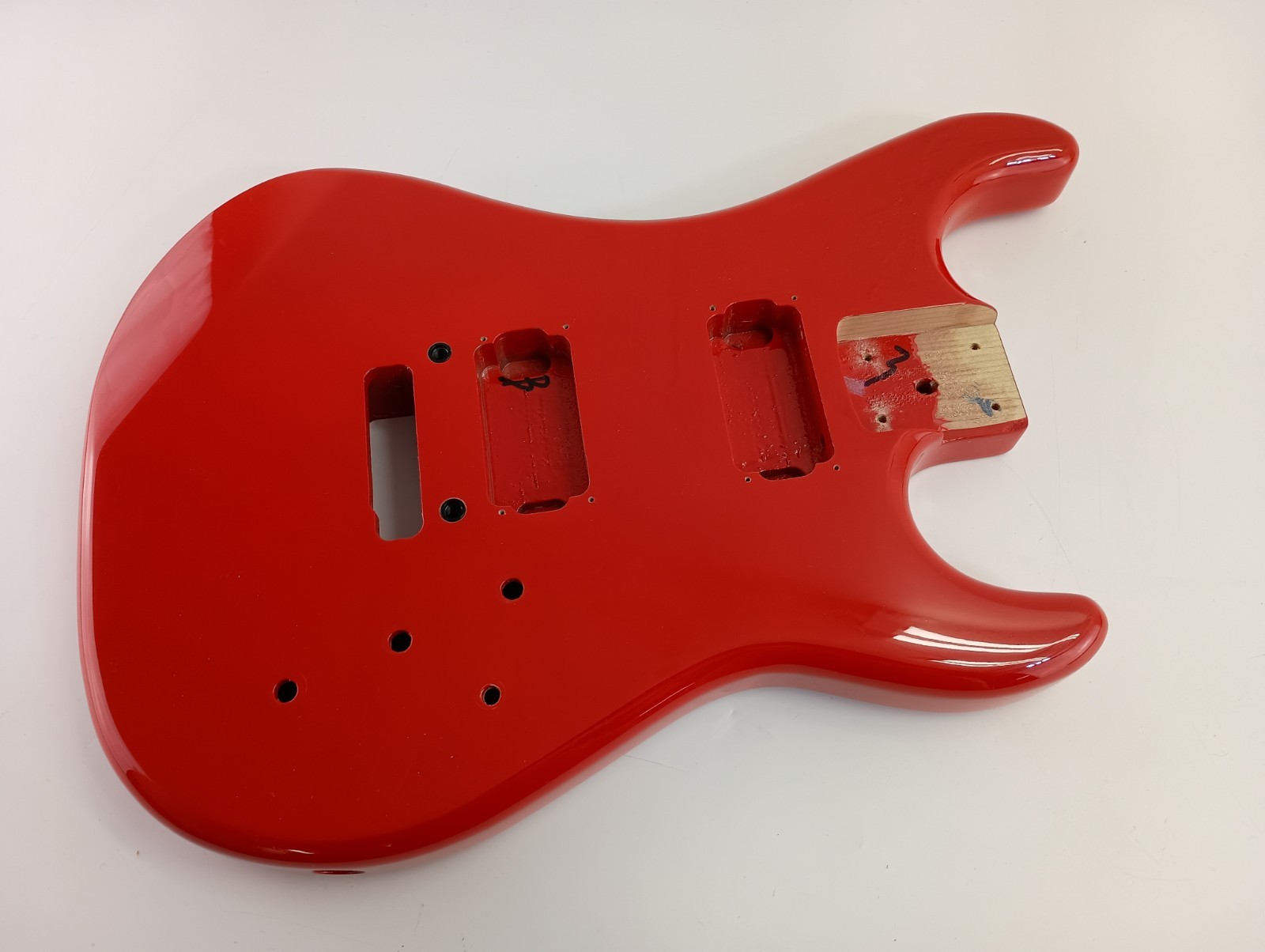 2022 Kramer Pacer Series Guitar Body Scarlet Red Metallic Floyd