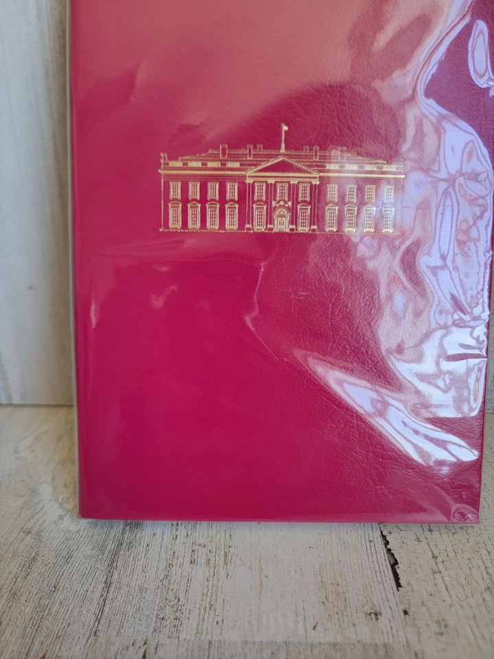 Large NEW white house notebook red collectible journal eBay
