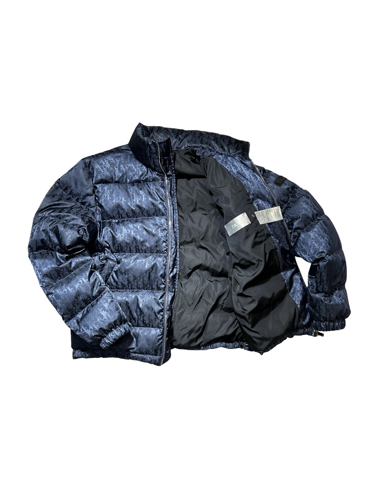 DIOR MEN 2019 Oblique Jacquard Puffer Coat image 3