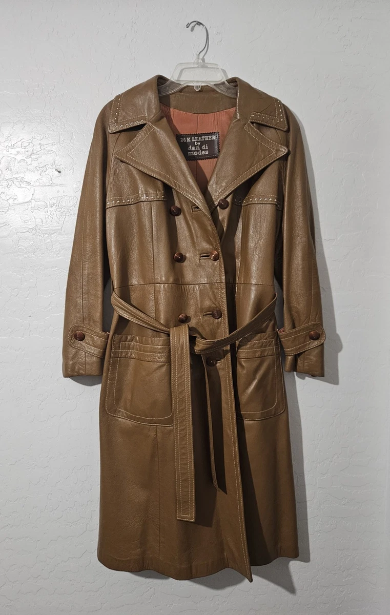 25+ Vintage Leather Trench Coat Outerwear Coats & Jackets For
