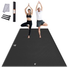 VEVOR Exercise Mat Non Slip Yoga Mat Gym Fitness Pilate Workout Mat 10x6ft