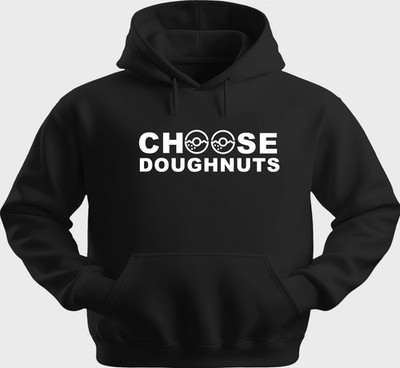 Funny Unisex Hoodie Hooded Sweatshirt Gildan Blend Choose Doughnuts H0344
