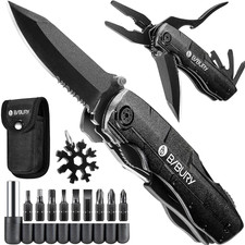 BIBURY Multitool Taschenmesser mit Zange für Camping und Outdoor BIBURY Multitool Taschenmesser mit Zange für Camping und Outdoor