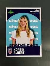 Korbin Albert #5 Parkside 2025 USWNT SheBelieves Cup Card
