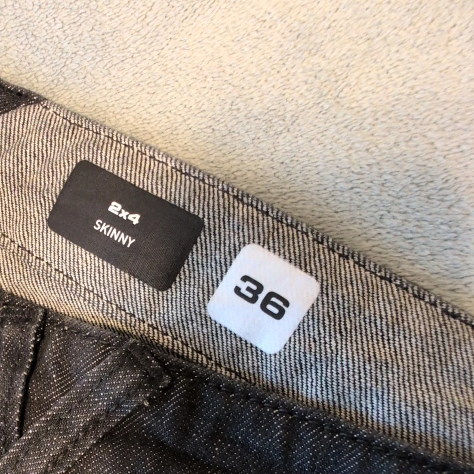 Volcom Vorta Slim Fit Jeans Men’s Stretch Denim Straight Leg Water Aware 36 X 32 - Image 4 of 4