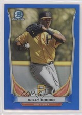 2014 Bowman Chrome Prospects Blue Refractor 19/250 Willy Garcia #BCP9 1b0
