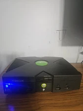 Microsoft Original OG XBOX CLASSIC Console Only AS IS for Parts or Repair/Read