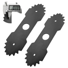 YAMTO 2 Pack 9-Inch Heavy-Duty Edger Blades Replacement fits for Ryobi Black