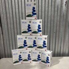 Lot Of 10-GE StayBright 100 LED Warm White LED Plug-In Christmas String Lights