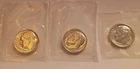 1964 P Lot 3 Silver Roosevelt Dimes Proof Uncirculated Sweet  Dime Lot NiPs