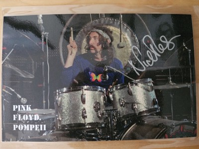 Pink Floyd Live At Pompeii  2025 Signed Autographed Nick Mason Laminated!