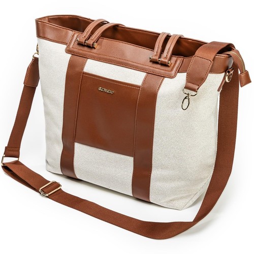 SUNVENO Diaper Bag Tote, Large Capacity Baby Bag for Mommy with Changing Pad ...