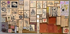 Choose from 75+ rubber stamps featuring FLOWERS: mounted, acrylic, cling, unmtd