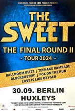 THE SWEET  2024 BERLIN - orig. Concert Poster - Konzert Plakat  - DIN A1