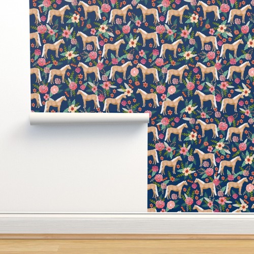 Peel-and-Stick Removable Wallpaper Horse Girls Equestrian Horses Pony