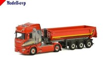 WSI Models Scania Mayolani; Scania R Highline Cr20h Half Pipe Tipper Trailer 3 Axle 1:50 01-2286
