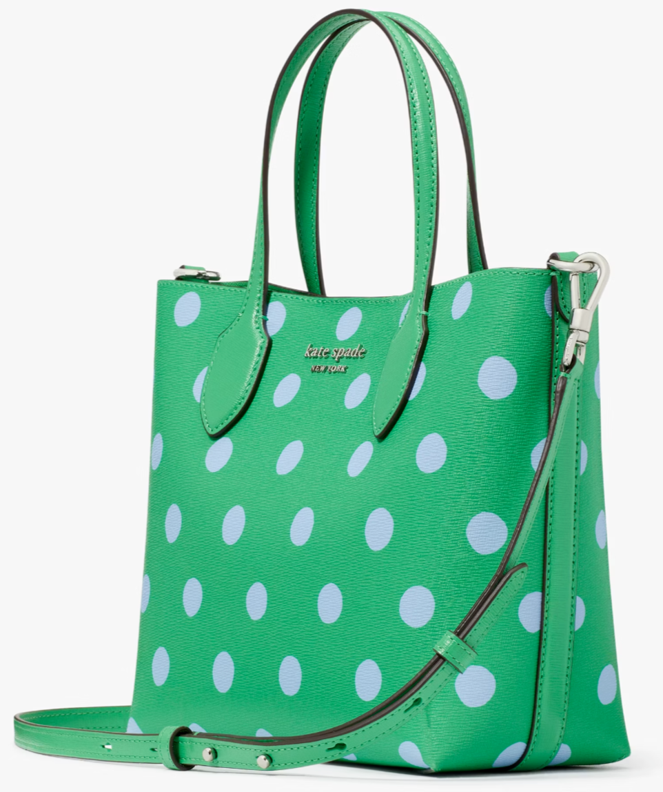 Green with blue Polka Dot Kate Spade Bag Kate Spade x Clinique: Green Polka Dots | Mercari main image 4