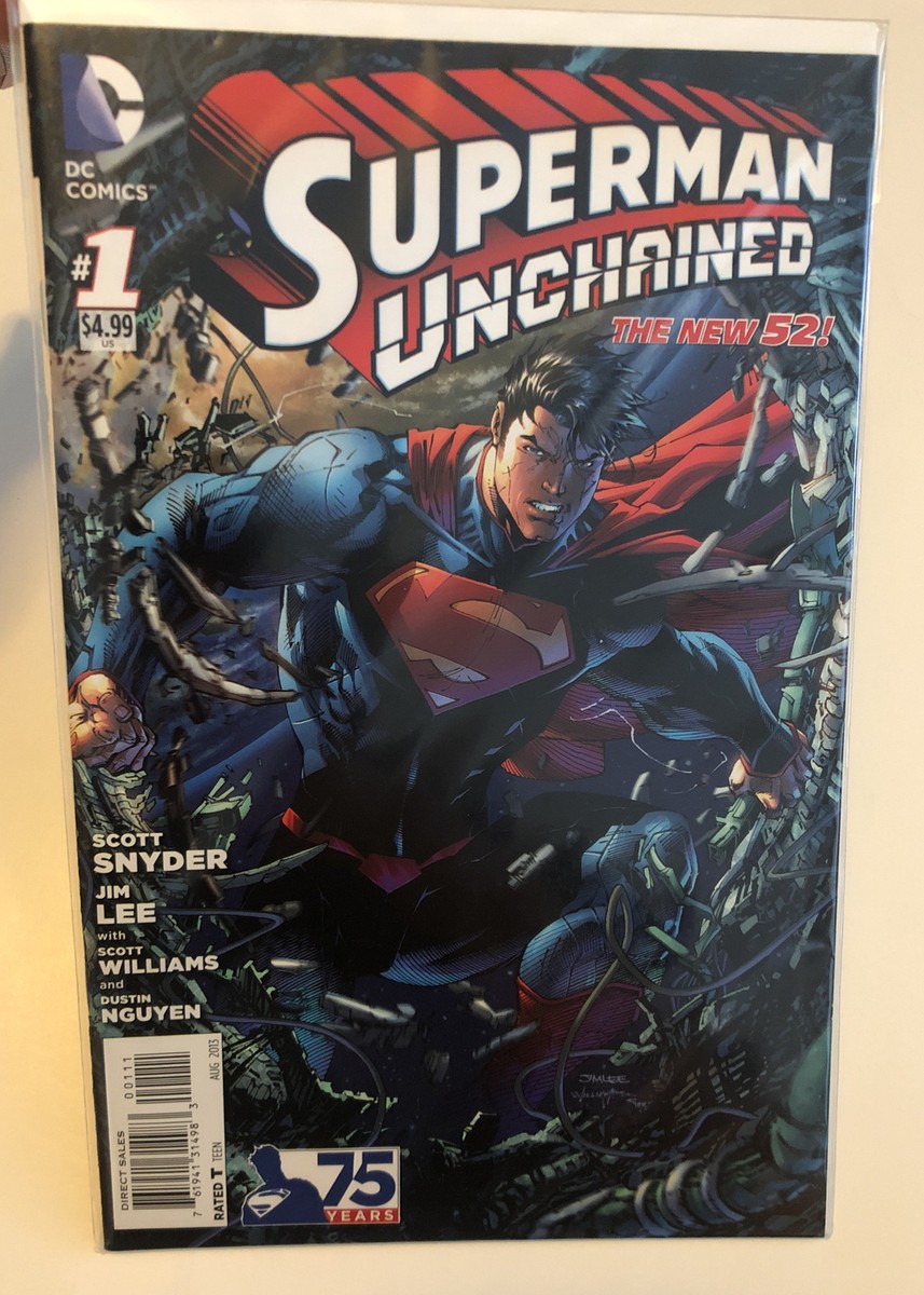 Superman Unchained Issues #1-5, New 52, Jim Lee, Scott Snyder DC