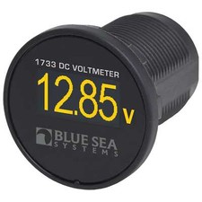 Blue Sea 1733 Marine Mini Oled Dc Voltmeter Boat Electrical Systems